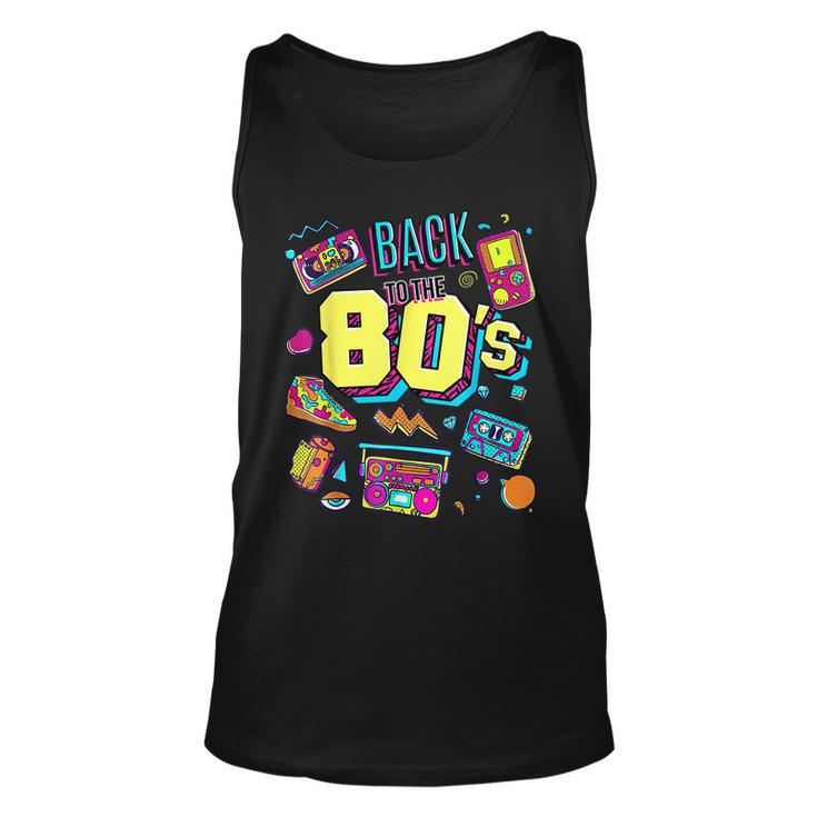 Back To The 80S Costume Party Retro Tank Top