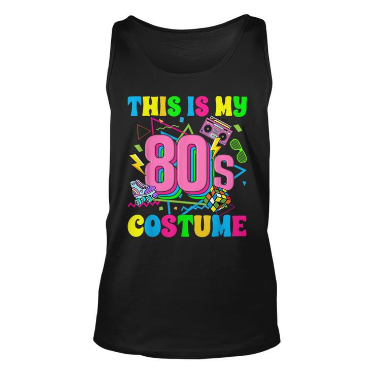 This Is My 80S Costume Retro Vintage 1980'S Party Costume Tank Top