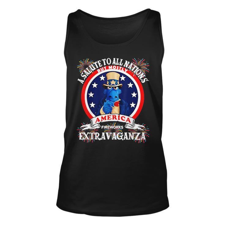 A Salute To All Nations But Mostly America  Unisex Tank Top