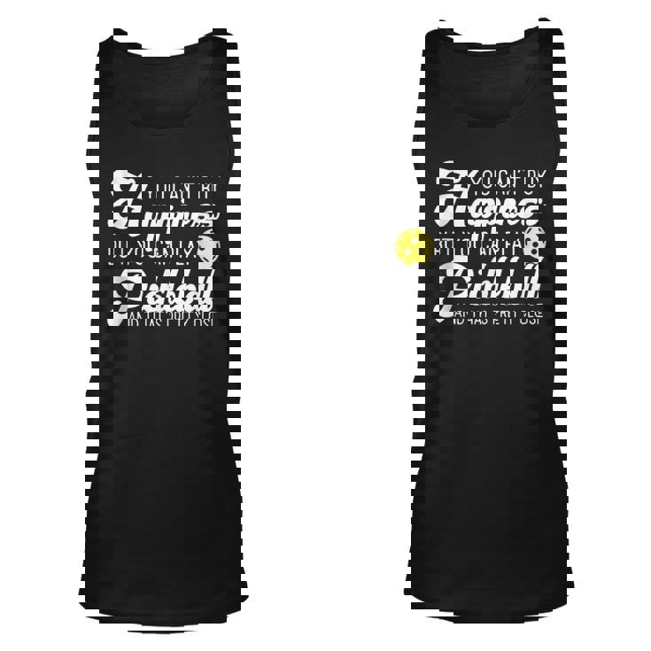 Addicted Pickleball Addict Funny Pickleball Dad Player Unisex Tank Top