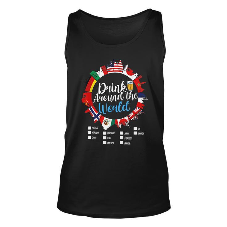 Adult Vacation Drinking Countries International National  Unisex Tank Top