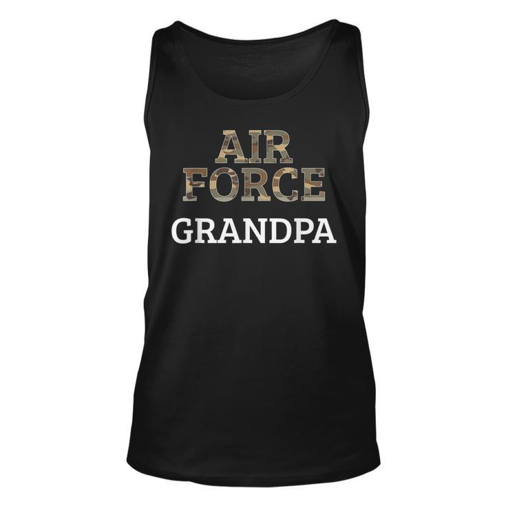 Air Force Grandpa Military Family Gift Air Force Family  Unisex Tank Top