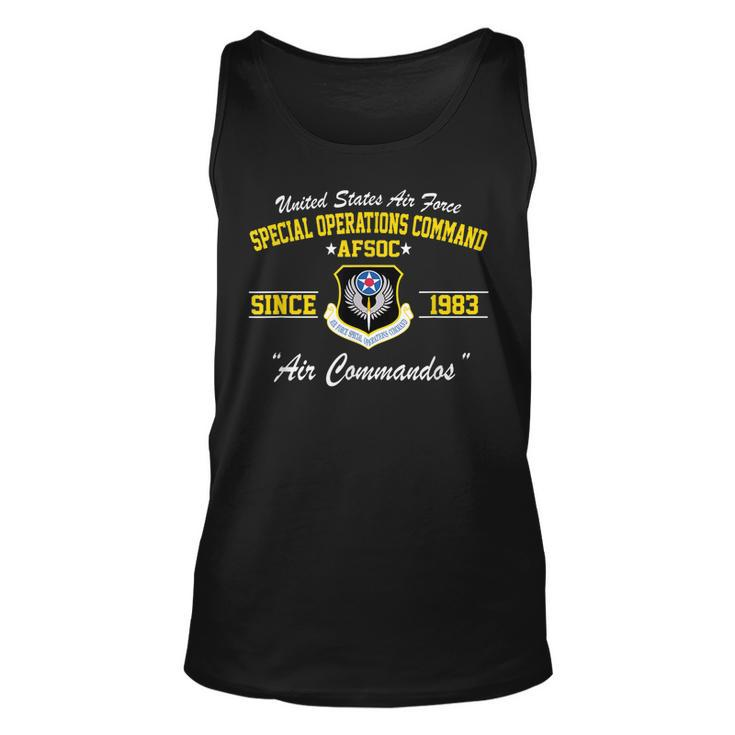 Air Force Special Operations Command Afsoc  Unisex Tank Top