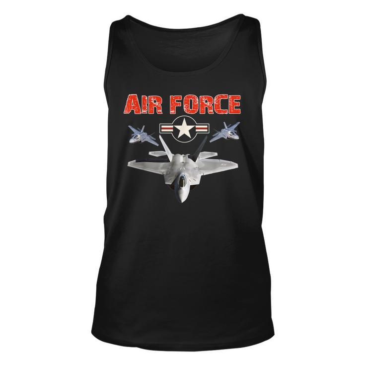 Air Force Vintage Rounde L Air Force Veteran Gift  Unisex Tank Top