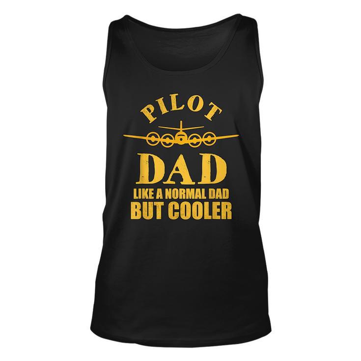 Airplane Flying Pilot Aircraft Aviation Father Dad Cool For Dad Tank Top