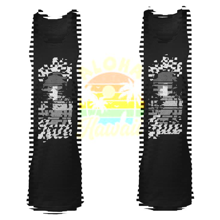 Aloha Hawaii Hawaiian Island Beach Vacation Summer Unisex Tank Top
