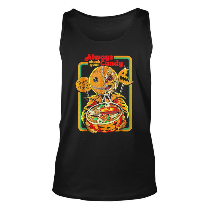 Always Check Your Candy Trick Or Treat Halloween Tank Top