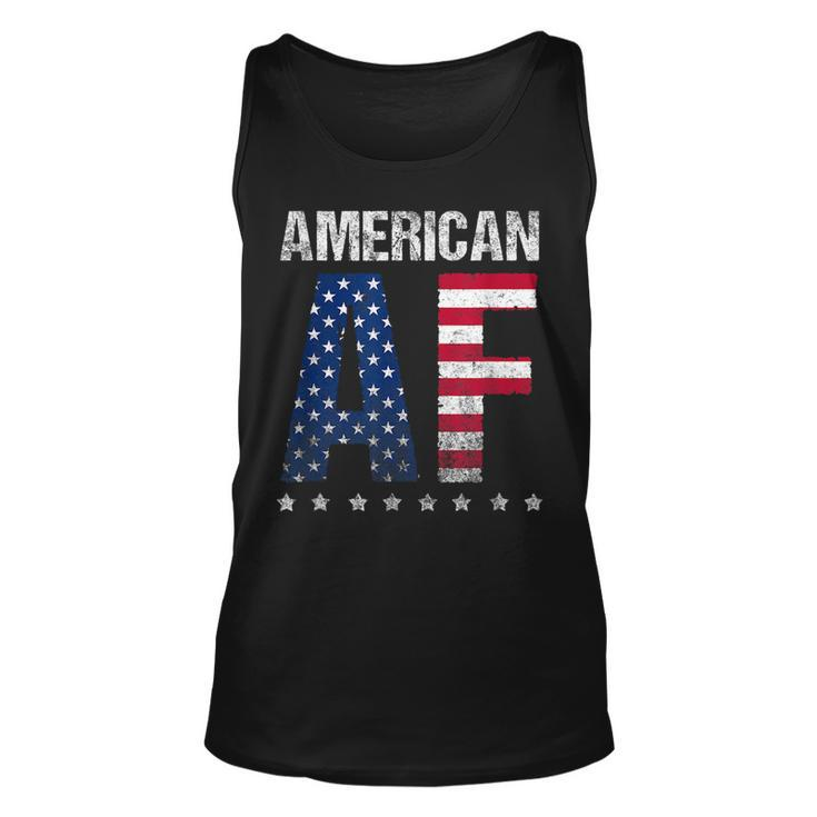 American Af 4Th Of July Funny Novelty Design For Merica  Unisex Tank Top