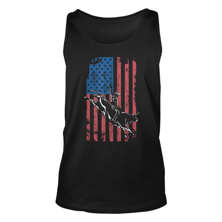 American Bull Riding Cowboy Bull Rider Country Rodeo Rodeo Tank Top