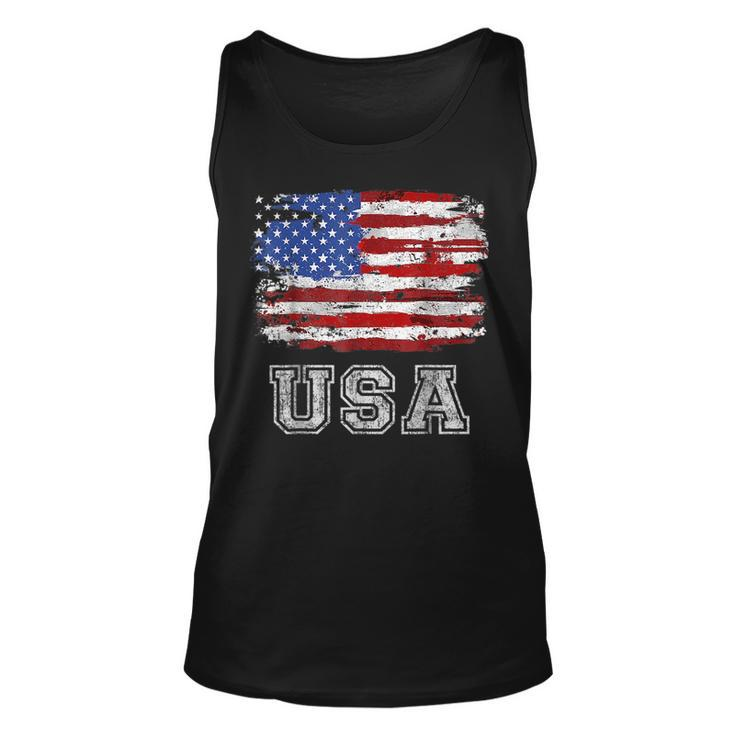 American Flag Usa United States Of America Us 4Th Of July Usa Tank Top