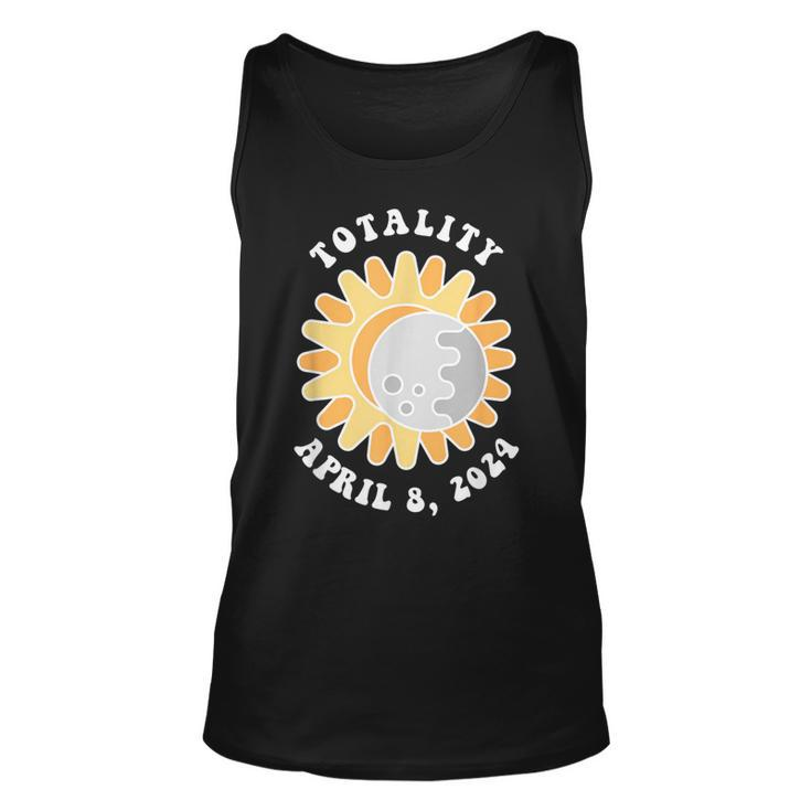 American Solar Eclipse The Path Of Totality April 8 2024  Unisex Tank Top