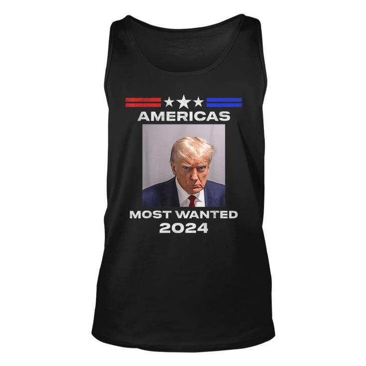 Americas Most Wanted Trump 2024 Tank Top