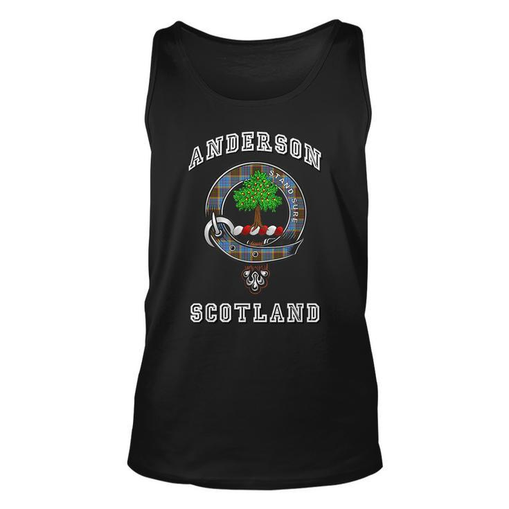 Anderson Tartan Clan Badge Athletic Style Anderson Tank Top