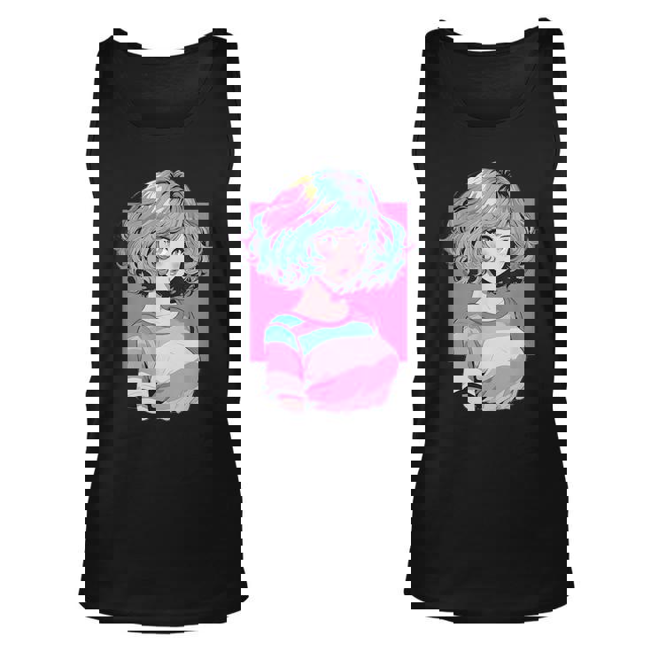 Anime Girl Anime Otaku Japanese Aesthetic Unisex Tank Top