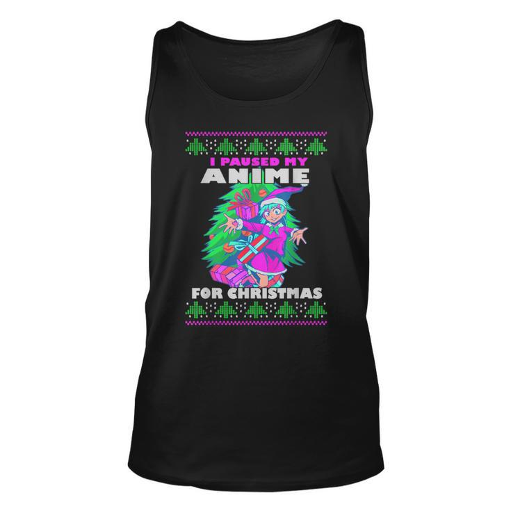 Anime Ugly Christmas Sweater Anime Ugly Sweater Party N Tank Top