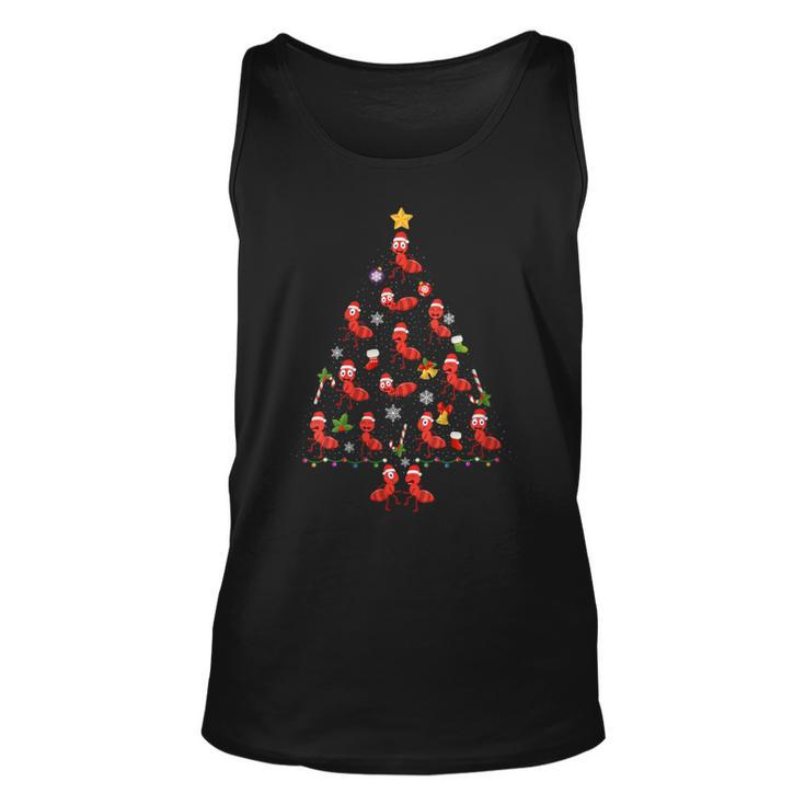 Ant Christmas Tree Ugly Christmas Sweater Tank Top