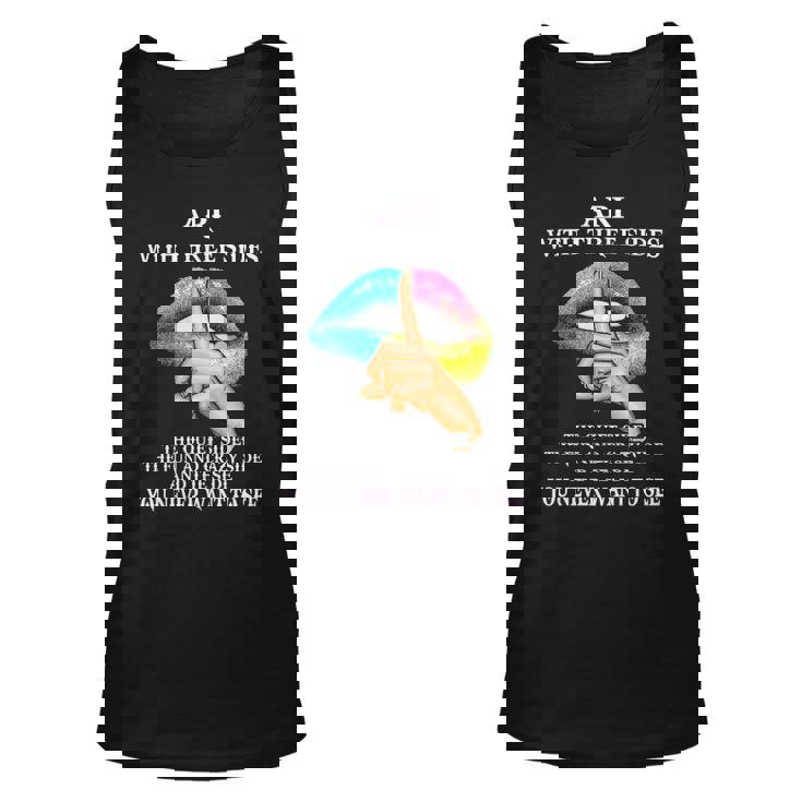 Ari Name Gift Ari With Three Sides Unisex Tank Top