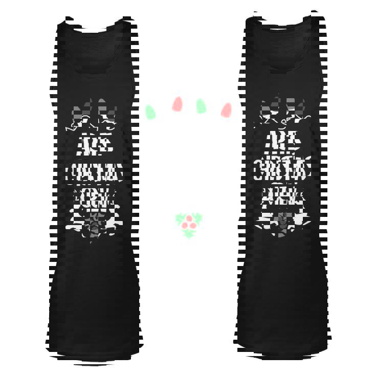 Aries Name Gift Christmas Crew Aries Unisex Tank Top