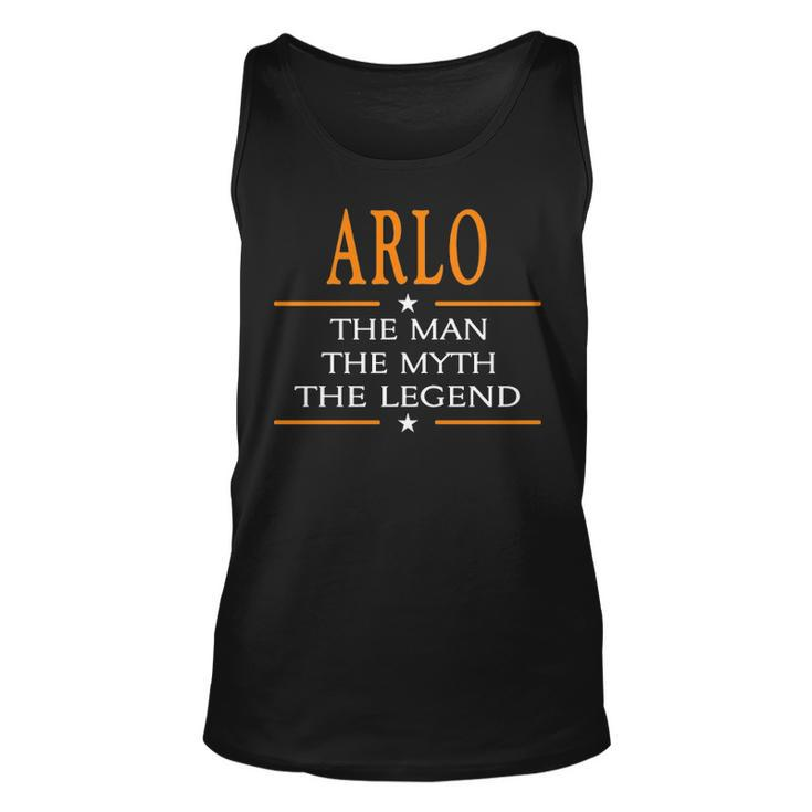 Arlo Name Gift Arlo The Man The Myth The Legend V2 Unisex Tank Top