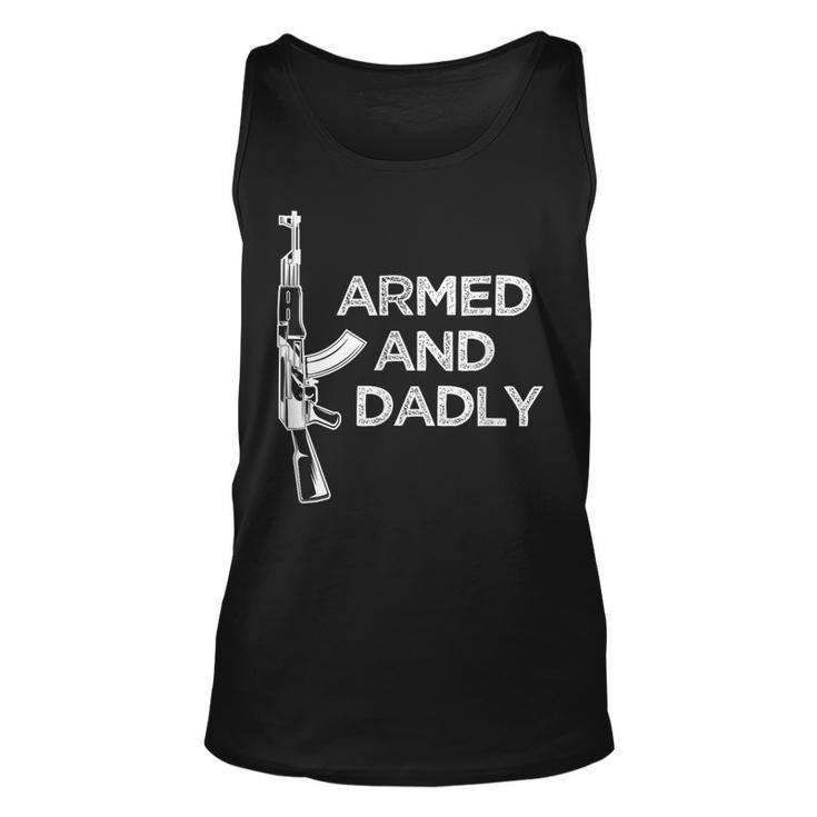 Armed & Dadly Ak Unisex Tank Top