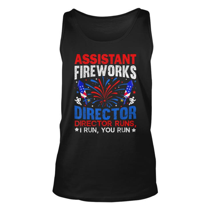 Assistant Fireworks Director Usa Independence Day July 4Th Unisex Tank Top