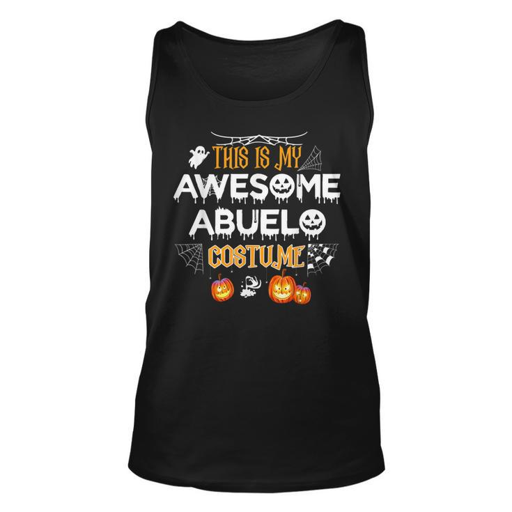 This Is My Awesome Grandpa Abuelo Costume Halloween Tank Top