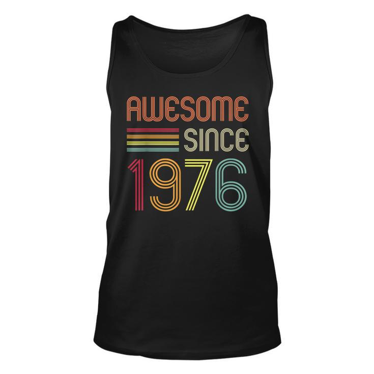Awesome Since 1976 47Th Birthday Retro Unisex Tank Top