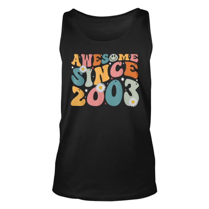 Awesome Since 2003 20Th Birthday Retro Gifts Born In 2003  Unisex Tank Top