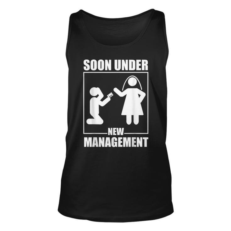 Bachelor Party  Under New Management Wedding Groom  Unisex Tank Top