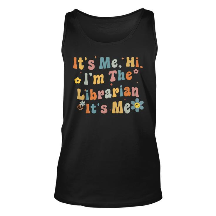 Back To School Its Me Hi Im The Librarian Summer Reading  Unisex Tank Top