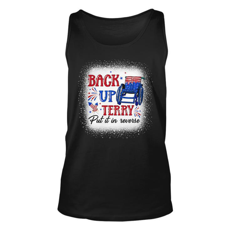 Back Up Terry Put It In Reverse 4Th Of July American Flag 1 Unisex Tank Top