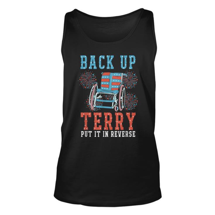 Back Up Terry Put It In Reverse 4Th Of July Firework  Unisex Tank Top