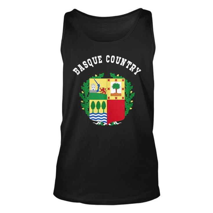 Basque Country Coat Of Arms Flag National Pride Gift  Unisex Tank Top