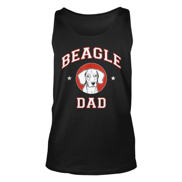 Beagle Dad Dog Father  Unisex Tank Top