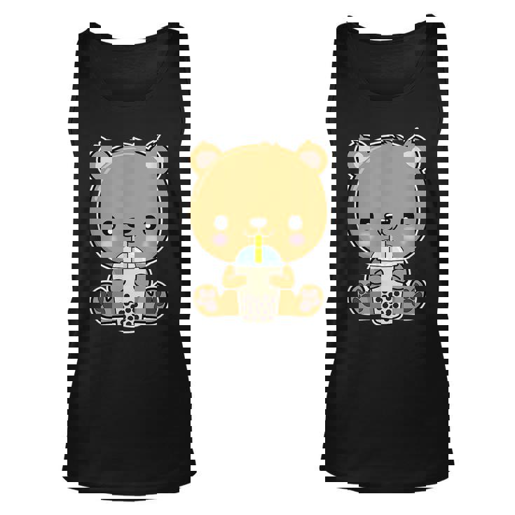 Bear Boba Bubble Milk Tea Kawaii Cute Animal Lover For Bear Lovers Tank Top