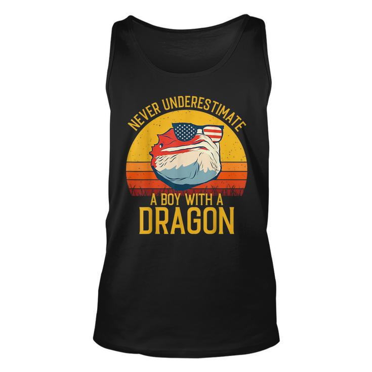 Bearded Dragon Never Underestimate A Boy With A Dragon For Bearded Dragon Lovers Tank Top