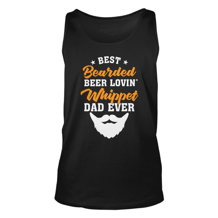 Beer Best Bearded Beer Lovin Samoyed Dad Funny Dog Lover Humor Unisex Tank Top