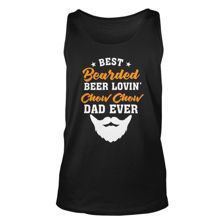 Beer Best Bearded Beer Lovin Shiba Inu Dad Funny Dog Lover Humor Unisex Tank Top