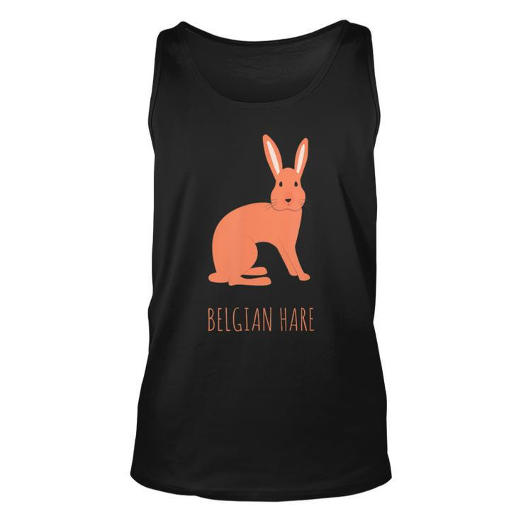 Belgian Hare Rabbit Stone Rabbits Bun Bunny Unisex Tank Top