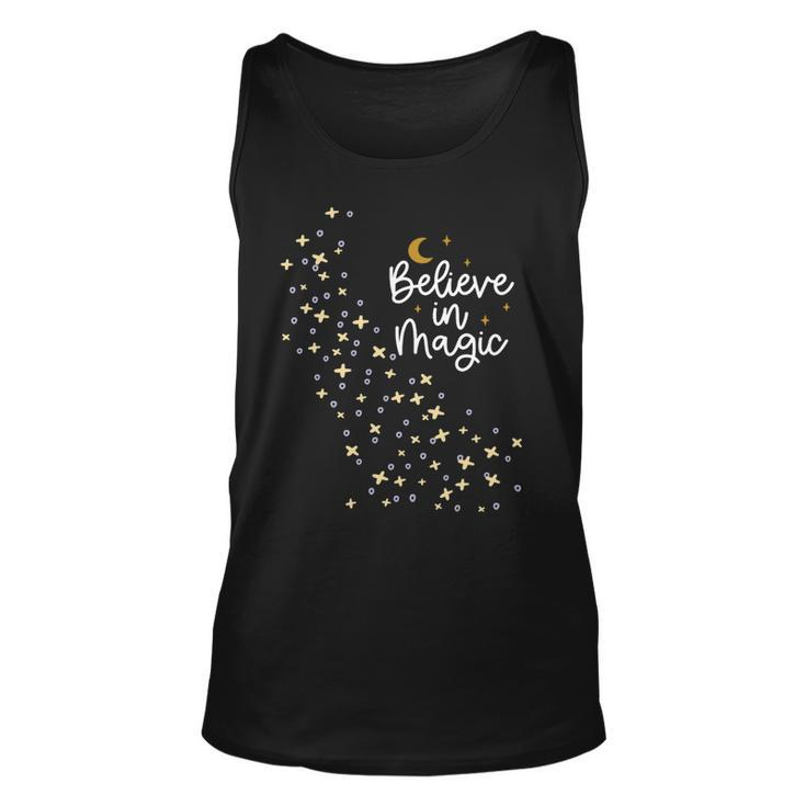 Believe In Magic With Moon And A River Of Stars Unisex Tank Top