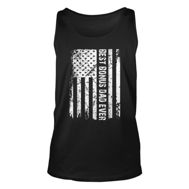 Best Bonus Dad Ever American Flag Father Day Tank Top