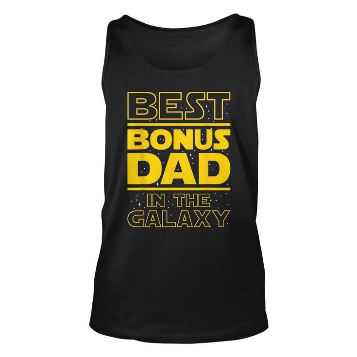 Best Bonus Dad In The Galaxy  Stepfather Stepdad Grandpa Unisex Tank Top