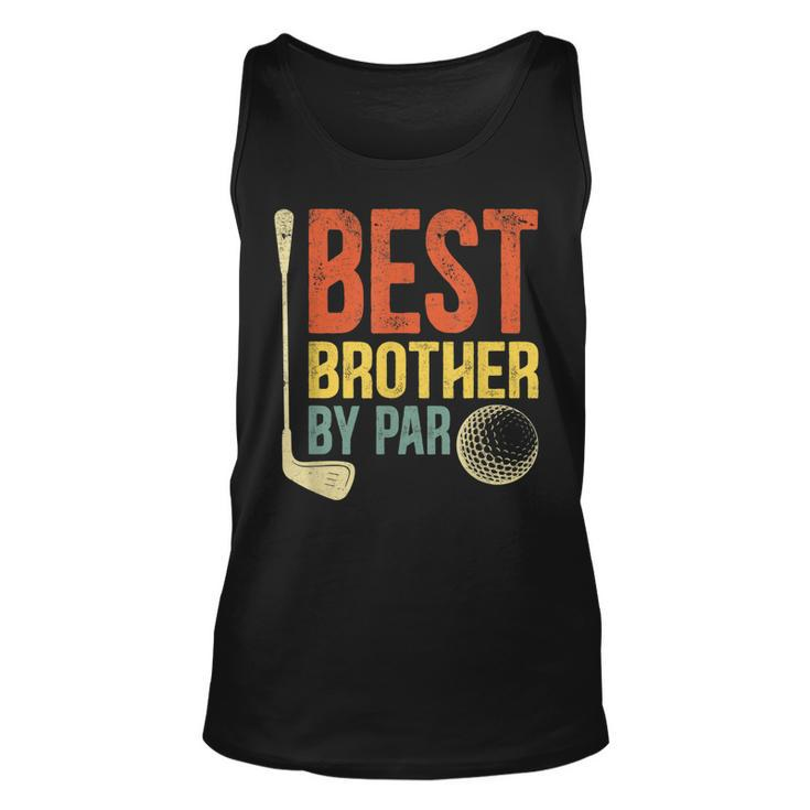 Best Brother By Par Fathers Day Golf Grandpa Tank Top