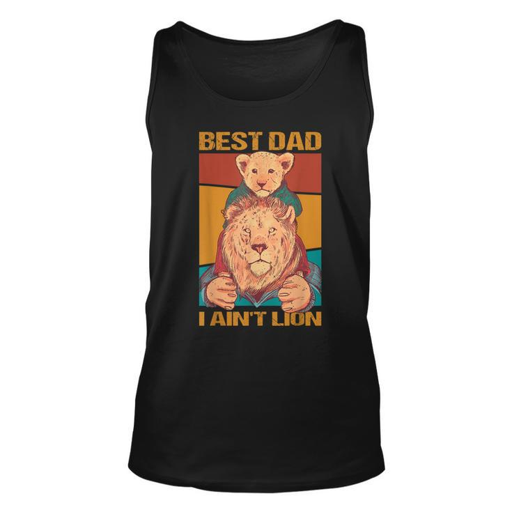 Best Dad Funny Fathers Day Lion For Daddy  Gift For Mens Unisex Tank Top