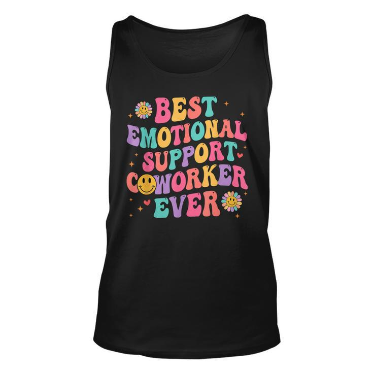 Best Emotional Support Coworker Ever  Unisex Tank Top