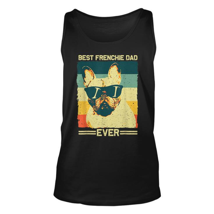 Best Frenchie Dad Design Men Father French Bulldog Lovers  Unisex Tank Top