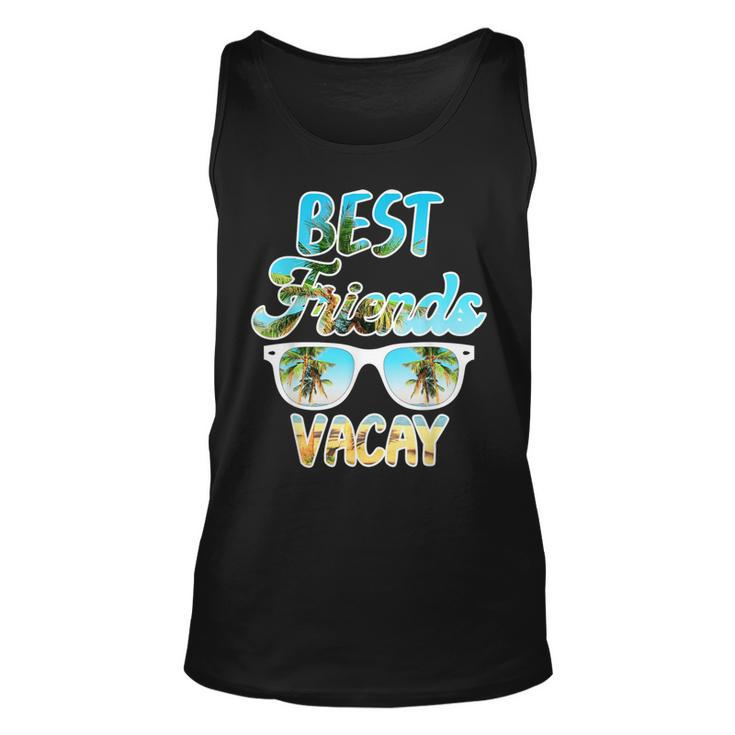Best Friends Vacay Cool Beach Party Road Trip 2023 Palm Tree Tank Top
