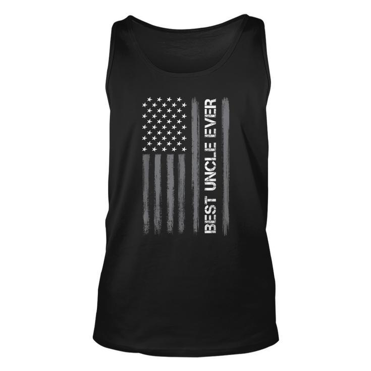 Best Uncle Ever American Flag Funny Fathers Day For  Unisex Tank Top