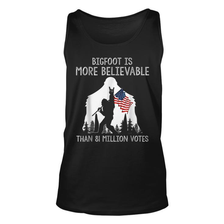 Bigfoot Is More Believable Than 81 Million Votes Vintage Tank Top