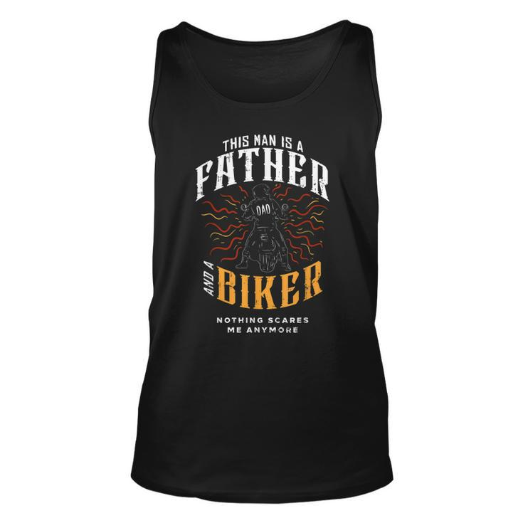 Biker Dad Motorcycle Fathers Day For Fathers Tank Top
